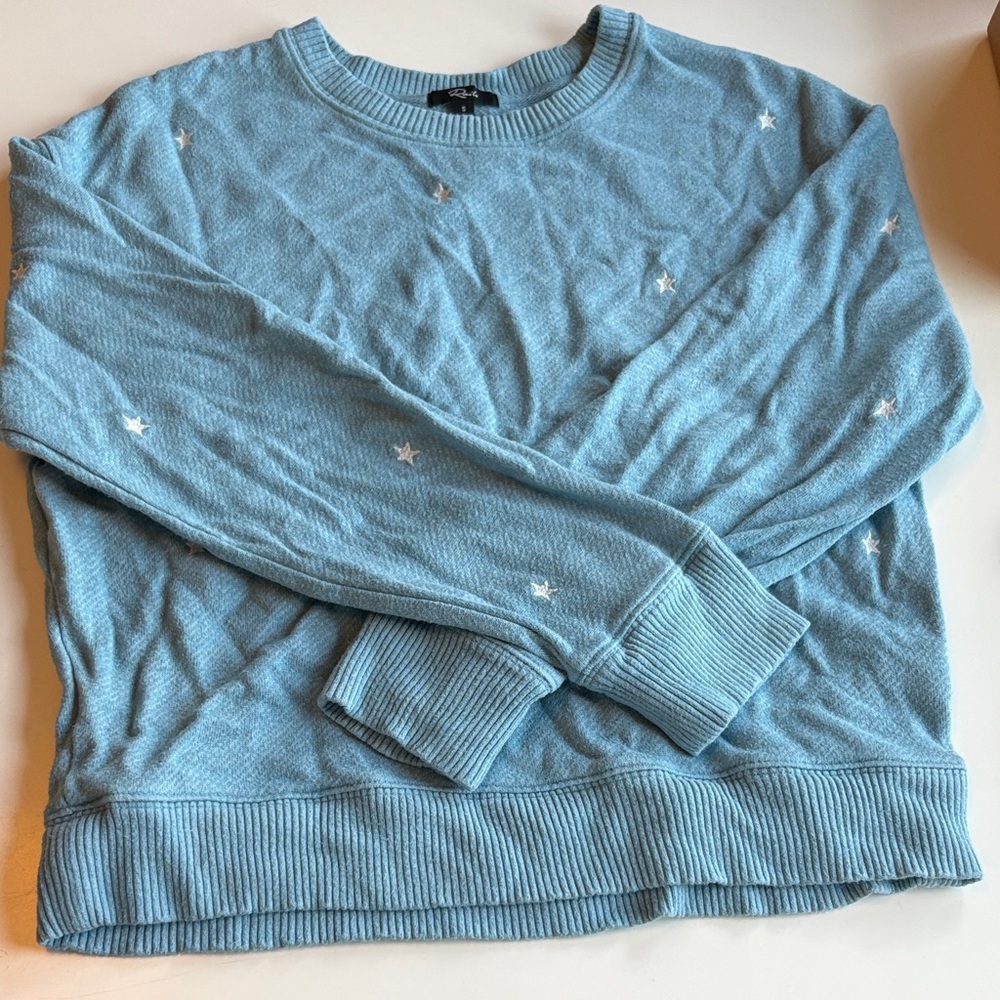 Rails Sky Blue Knit crewneck Sweater